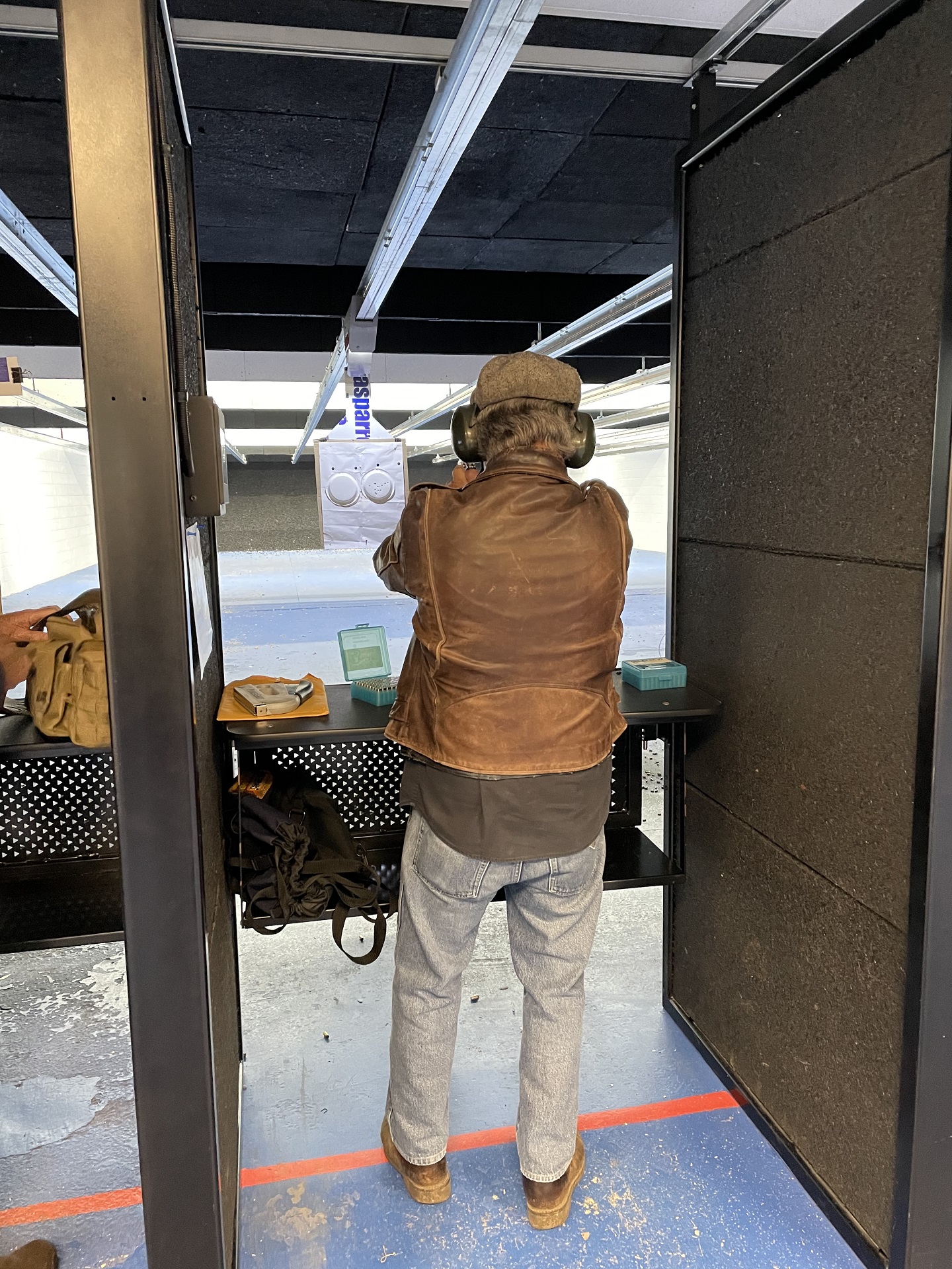 Single Shooter in Handgun Range